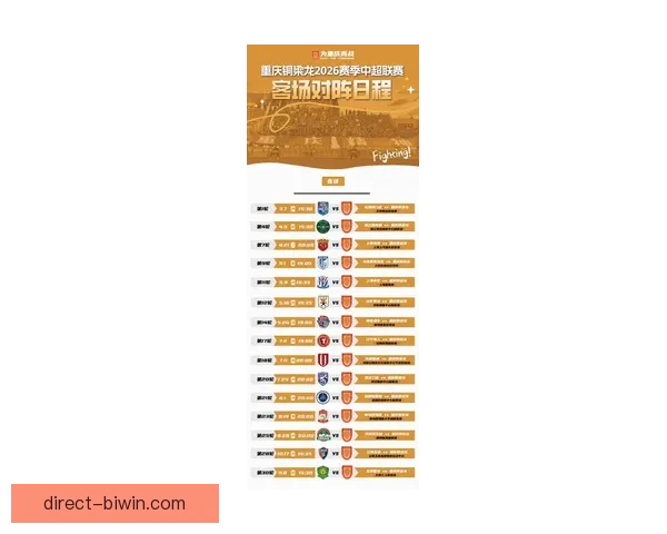 重庆超级联赛最新排名解析 重庆队表现亮眼 争冠形势日趋激烈